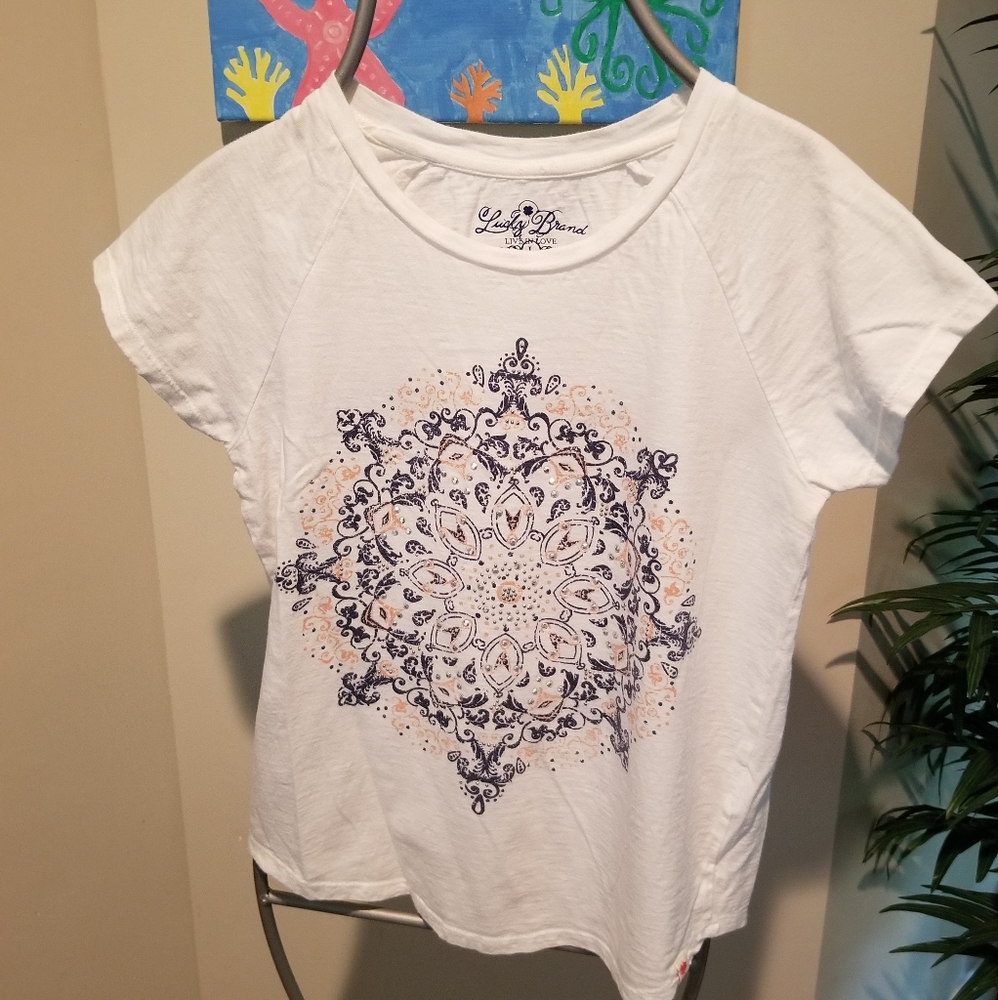 ❤️5for$12 Lucky Brand top girls L